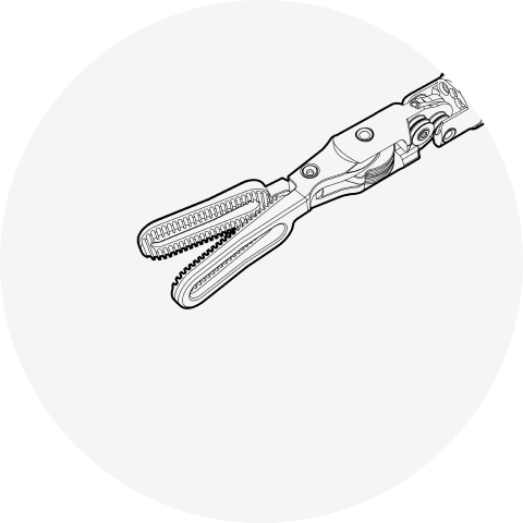 Strong Fenestrated Forceps